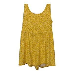 Women’s Yellow Romper Shorts Large